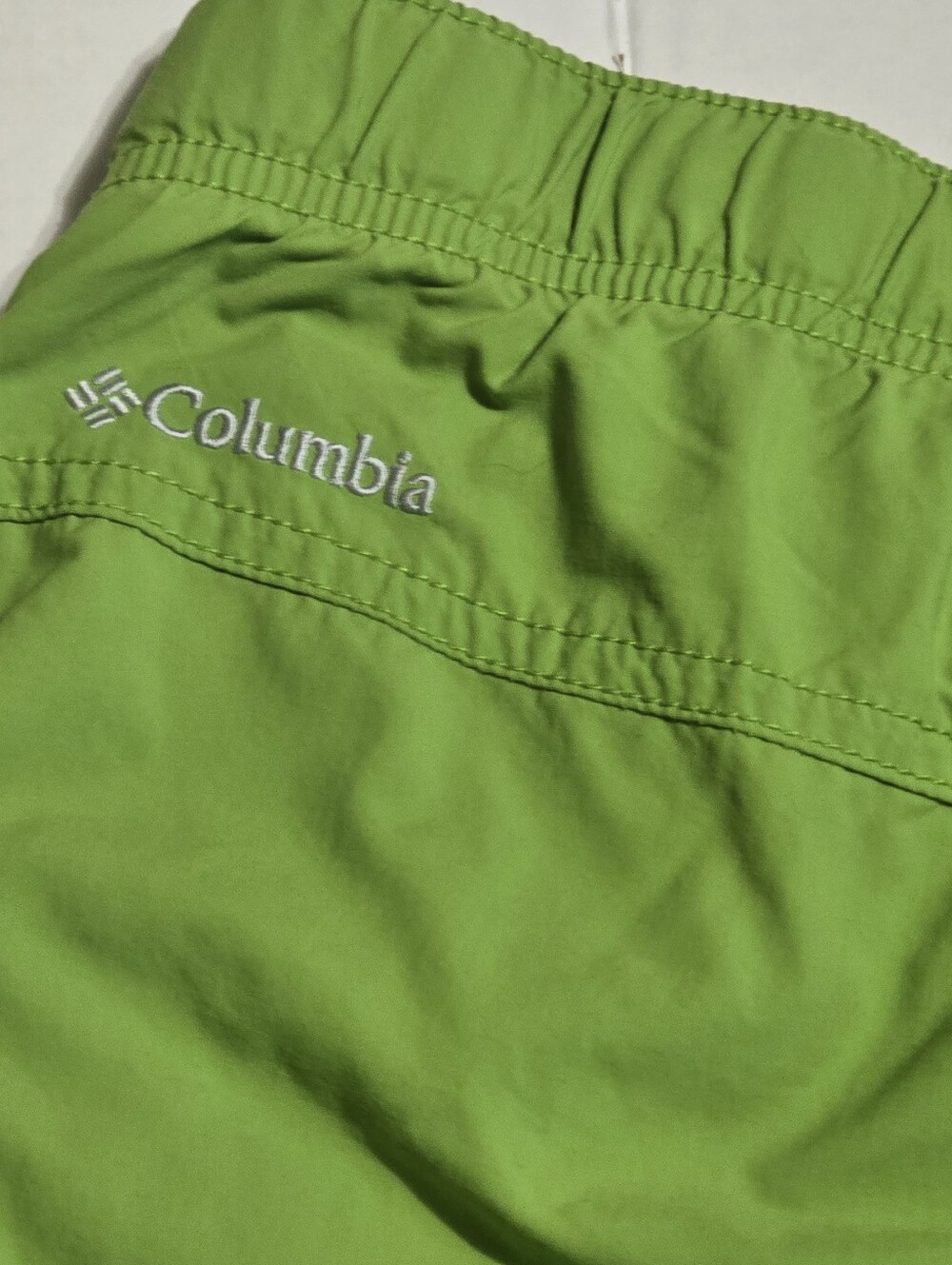 Columbia Lime Green Mesh-Lined Active Shorts - Picture 3 of 5